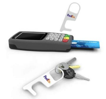hygiene-hook-01 Printed no-contact key