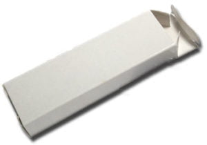 White Tuck-End Box for promotional logo usb