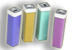 Lipstick branded logo Portable Charger