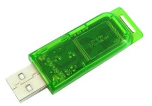 Flat Translucent branded USB Drive