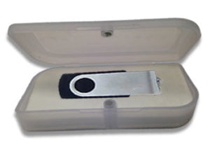 Plastic Magnetic Snap Case for imprinted usb